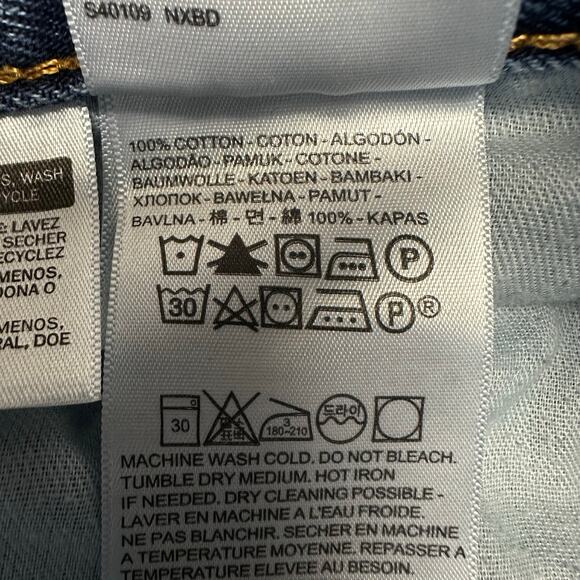 Levi Strauss Men's 505 Regular Fit Bootcut Medium Wash Jeans Size 36x30 Workwear - Picture 8 of 8